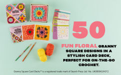 Alternative view 9 of The Granny Square Flowers Card Deck: 50 Mix and Match Designs