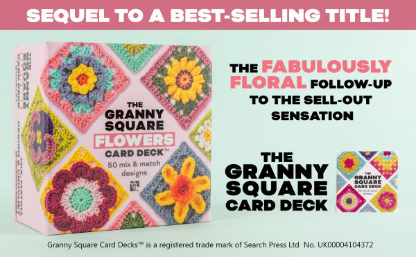 The Granny Square Flowers Card Deck: 50 Mix and Match Designs