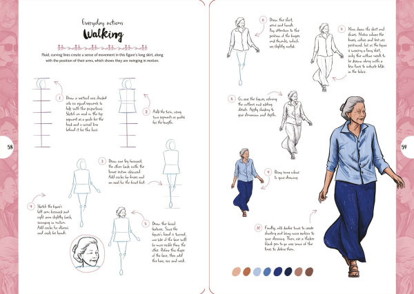 10 Step Drawing: Figures: Draw over 50 poses in 10 easy steps