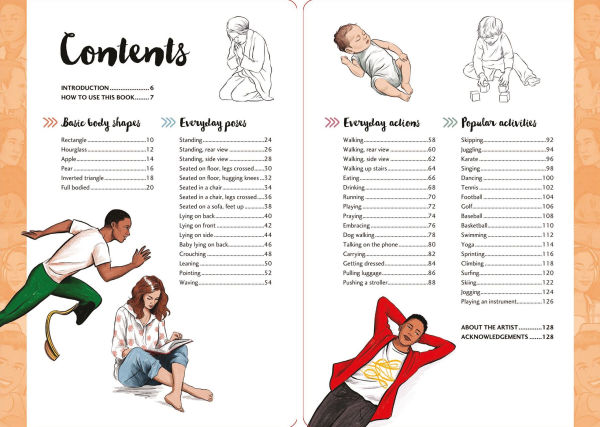 10 Step Drawing: Figures: Draw over 50 poses in 10 easy steps