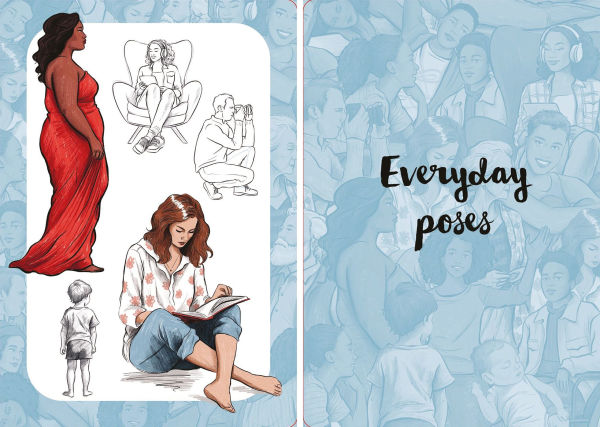 10 Step Drawing: Figures: Draw over 50 poses in 10 easy steps
