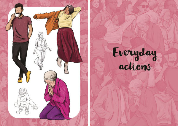 10 Step Drawing: Figures: Draw over 50 poses in 10 easy steps