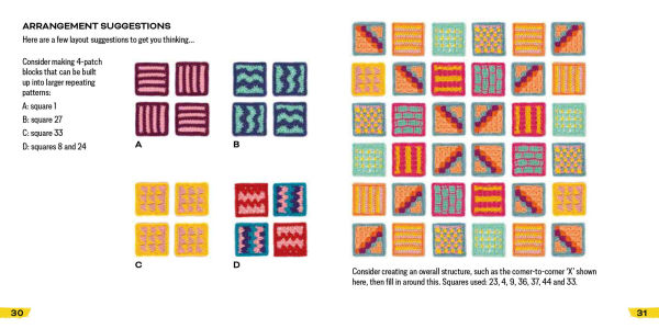 The Granny Square Stitches Card Deck: 50 Mix and Match Designs