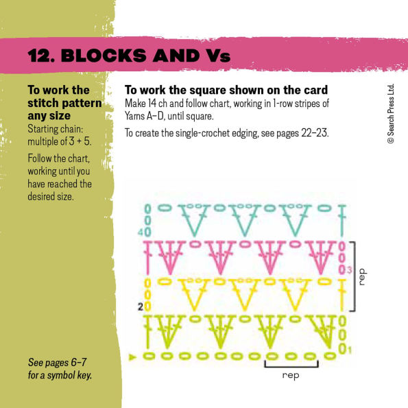 The Granny Square Stitches Card Deck: 50 Mix and Match Designs