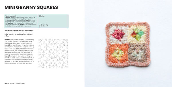 The Granny Squares Bible: 110 Designs to Mix, Match and Crochet