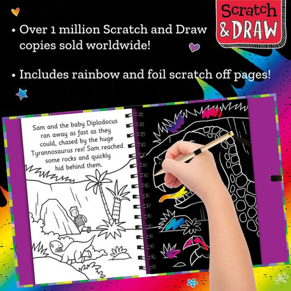 Scratch and Draw Dinosaurs