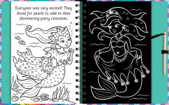 Alternative view 3 of Scratch and Draw Mermaids