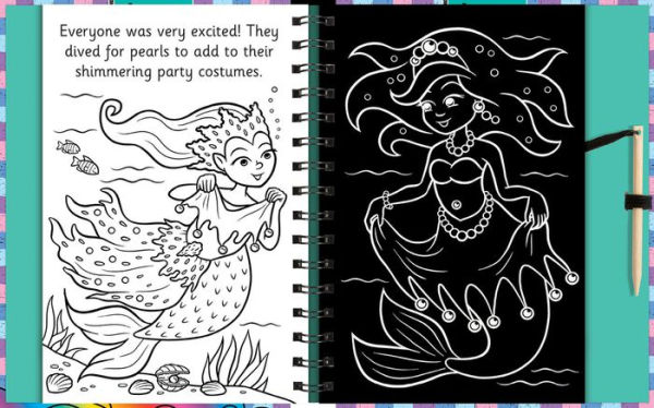 Scratch and Draw Mermaids