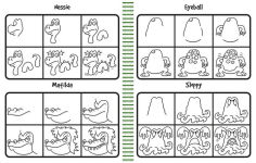 Alternative view 5 of How To Draw 101 Monsters