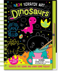 Title: Neon Scratch Art Dinosaurs, Author: Connie Isaacs