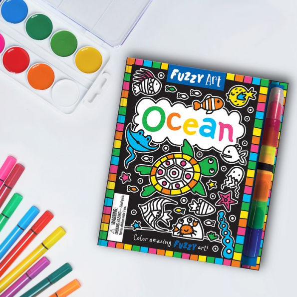 Fuzzy Art Ocean - By Melanie Hibbert (hardcover) : Target