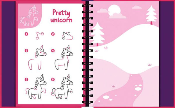 Wipe-Clean How to Draw Unicorns