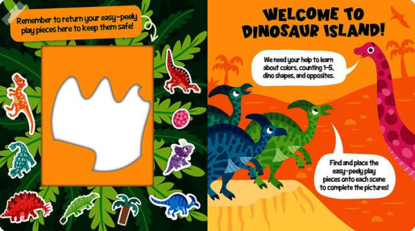 Easy Peely Dinosaurs - Peel, Stick, Play!