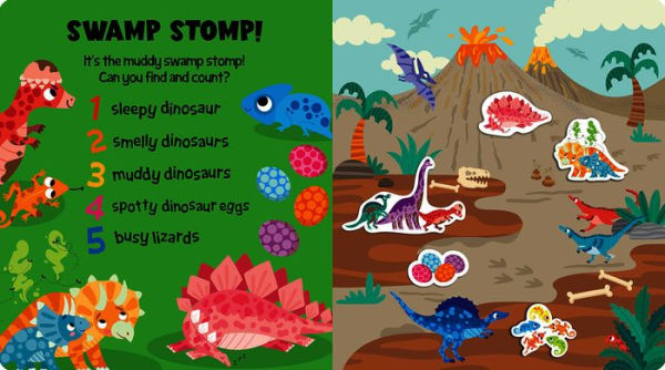 Easy Peely Dinosaurs - Peel, Stick, Play!