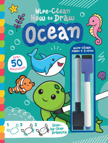 Wipe-Clean How to Draw Ocean