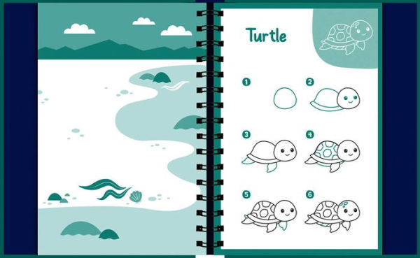 Wipe-Clean How to Draw Ocean