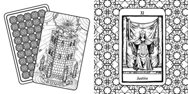 Color the Tarot: Adult Coloring Book