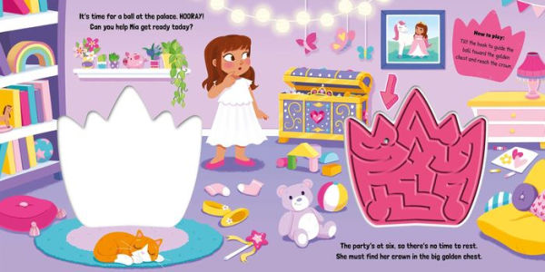 Princess Party: with Interactive Maze