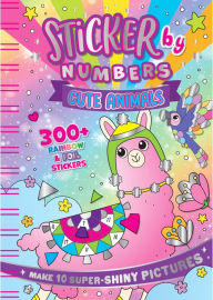 Title: Cute Animals Sticker By Numbers, Author: Bookoli