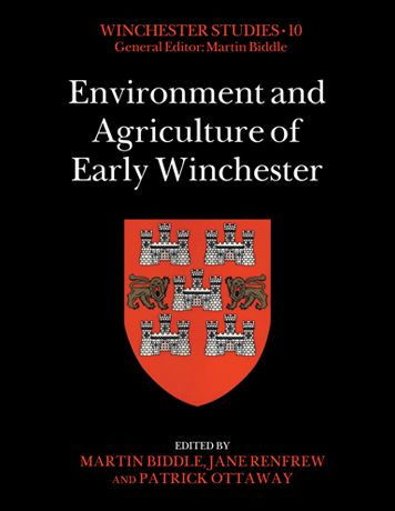 Environment and Agriculture of Early Winchester