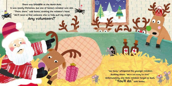 Little Reindeer Saves Christmas: Padded Board Book