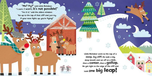 Little Reindeer Saves Christmas: Padded Board Book