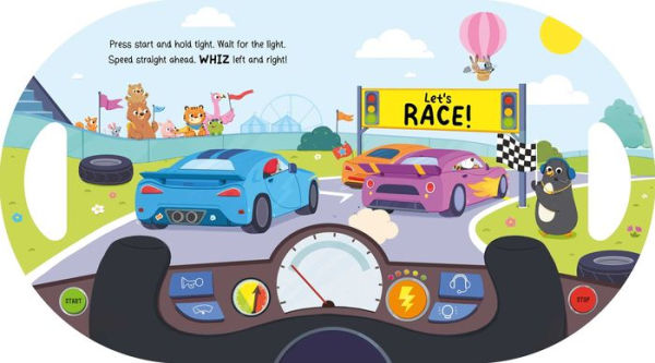 Drive Me! Race Car: Interactive Driving Book