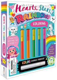 Title: Hearts, Stars, Rainbows Coloring Set: with Color-Changing Markers, Author: IglooBooks