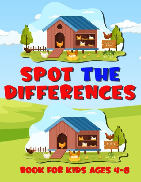 Spot the Differences: The Quest for Differences - Search for the discrepancies between two seemingly identical pictures of birds in the garden and on the farm