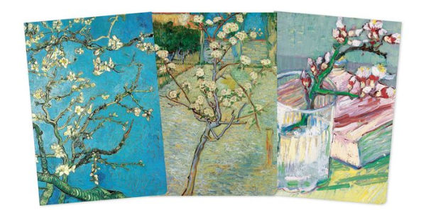Vincent van Gogh: Blossom Set of 3 Midi Notebooks