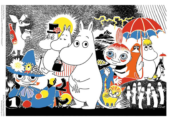Adult Sustainable Jigsaw Puzzle: Moomin: Comic Strip, Book One: 1000-pieces. Ethical, Sustainable, Earth-friendly