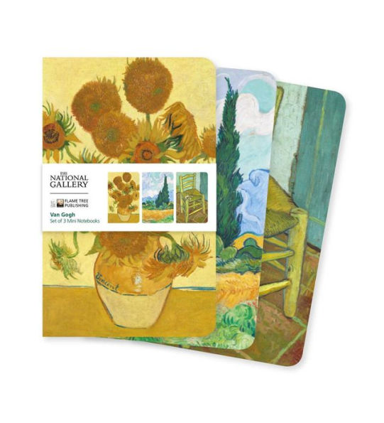 National Gallery: Van Gogh Set of 3 Mini Notebooks