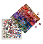 Alternative view 2 of Adult Sustainable Jigsaw Puzzle: Royal School of Needlework: Wall of Wool: 1000-pieces. Ethical, Sustainable, Earth-friendly