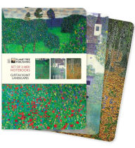 Title: Gustav Klimt: Landscapes Set of 3 Midi Notebooks, Author: Flame Tree Studio