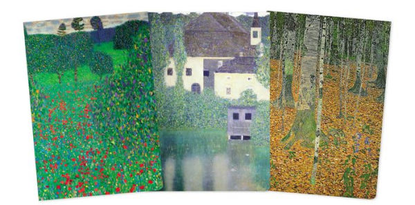 Gustav Klimt: Landscapes Set of 3 Midi Notebooks
