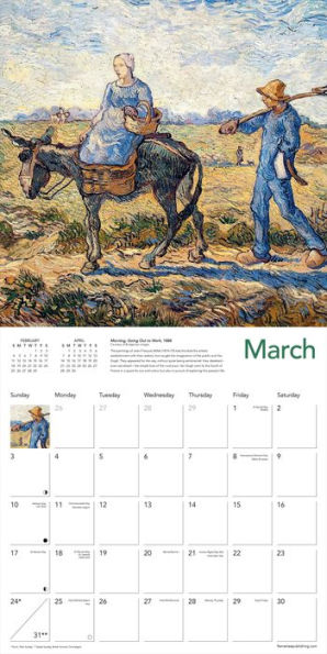 Vincent Van Gogh Landscapes Wall Calendar 2024 (Art Calendar)