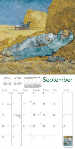 Vincent Van Gogh Landscapes Wall Calendar 2024 (Art Calendar)