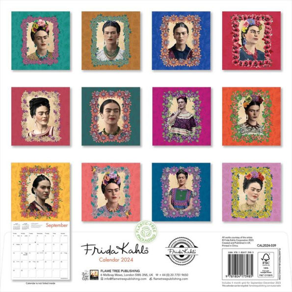 Frida Kahlo Pink (Blank Sketch Book) - Flame Tree Publishing