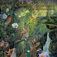 Title: Celestial Journeys by Josephine Wall Mini Wall Calendar 2024 (Art Calendar)