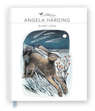 Free downloading books online Angela Harding 2024 Desk Diary - Week to View, Illustrated on every page