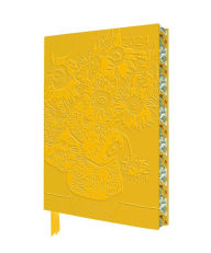 Vincent van Gogh: Sunflowers 2024 Artisan Art Vegan Leather Diary - Page to View with Notes