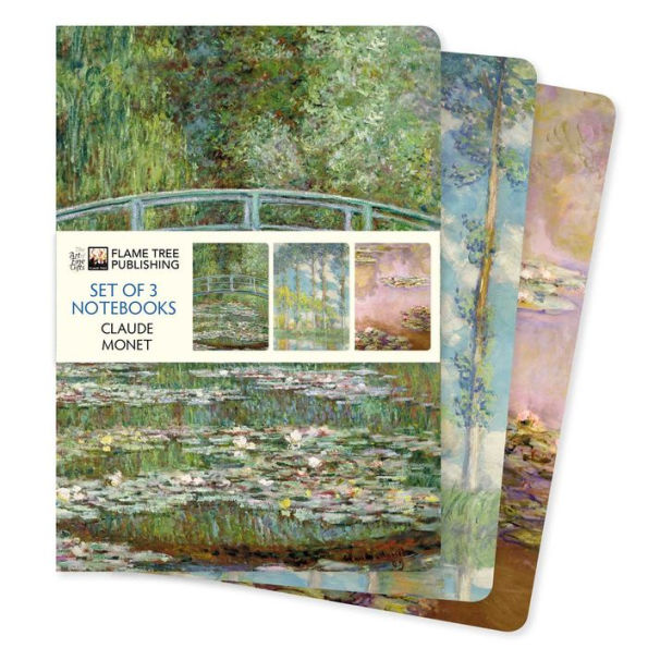 Set of 3 Journals: Claude Monet