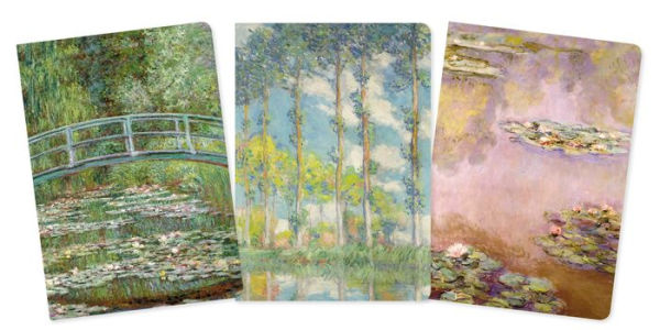 Set of 3 Journals: Claude Monet