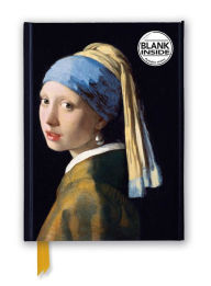 Title: Johannes Vermeer: Girl with a Pearl Earring (Foiled Blank Journal), Author: Flame Tree Studio