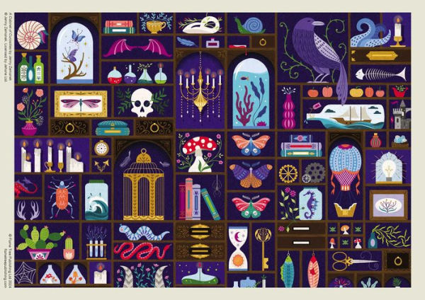 Adult Jigsaw Puzzle: Jenny Zemanek: A Cabinet of Curiosities: 1000-piece Jigsaw Puzzles