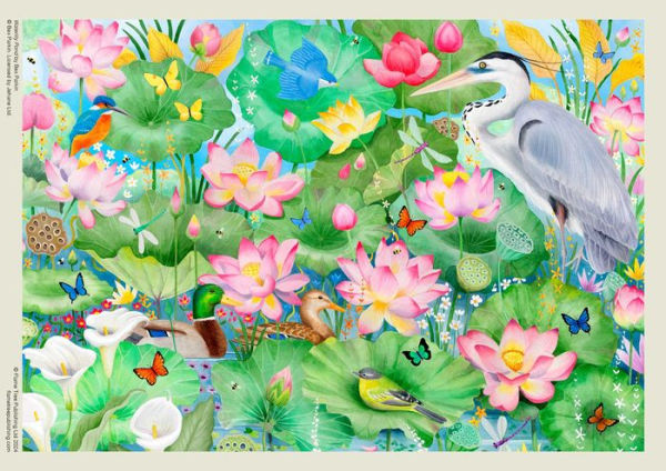 Adult Jigsaw Puzzle: Bex Parkin: Waterlily Pond: 1000-piece Jigsaw Puzzles