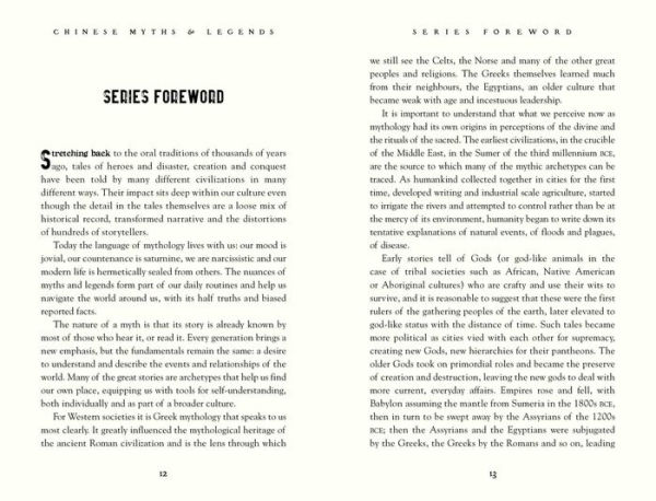 Chinese Myths & Legends: Tales of Gods, Heroes & Monsters