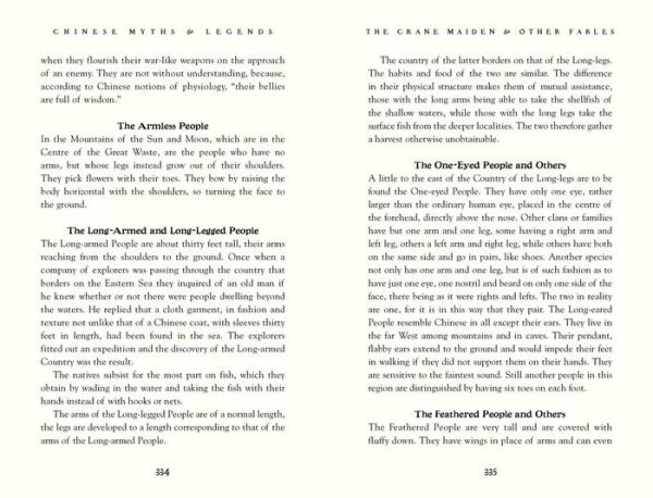 Chinese Myths & Legends: Tales of Gods, Heroes & Monsters