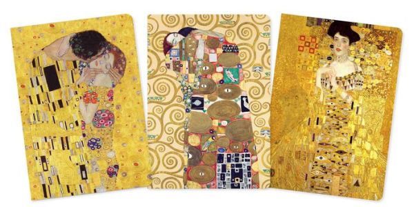 Gustav Klimt Set of 3 Standard Notebooks