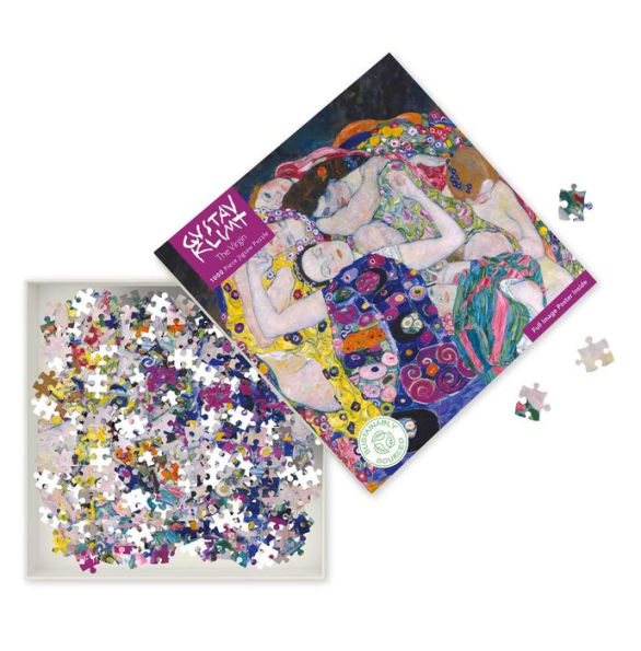 Adult Sustainable Jigsaw Puzzle Gustav Klimt: The Virgin: 1000-pieces. Ethical, Sustainable, Earth-friendly